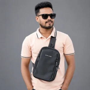 Arctic Hunter Pro Black Crossbody Bag